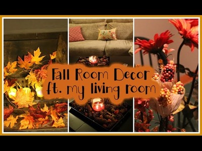DIY Fall Decor ft. My living room + cozy up your room!