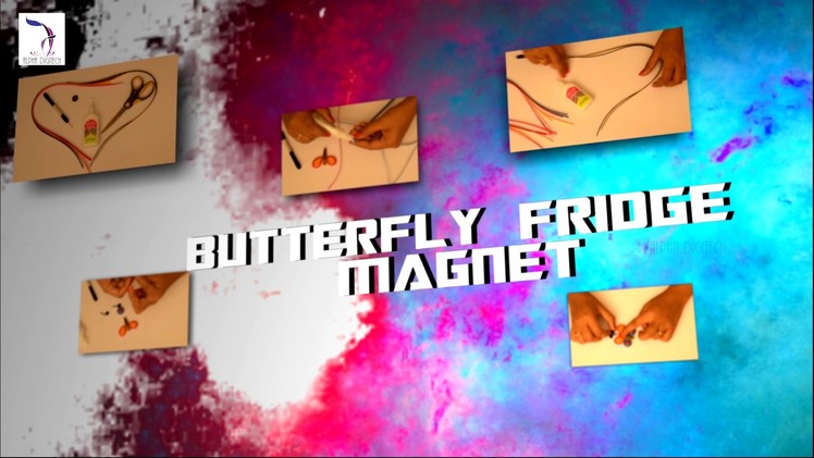 DIY : Fridge Magnet - Butterfly Design | Quilling Tutorial | Paper Quilling Fridge Magnets