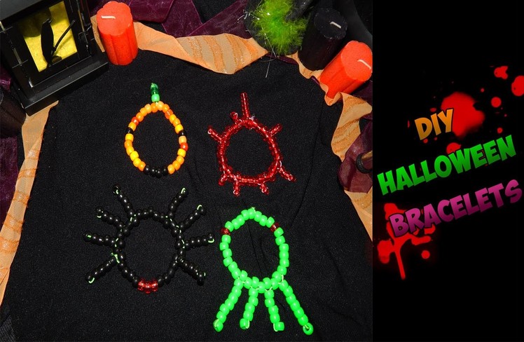 DIY Halloween Bracelets (Kandi) - [www.gingercande.com]