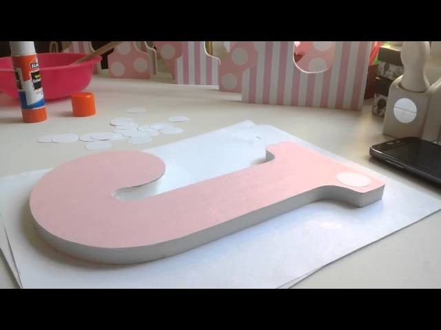 DIY | How To Decorate Wooden Letters #1