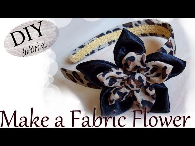 DIY: How To Make a Fabric Flower