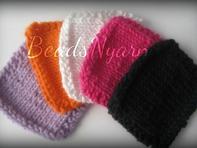 DIY - Knitted Make-up remover pads