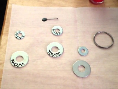 DIY: Mother's Day. Gift Washer Jewelry