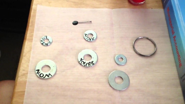 DIY: Mother's Day. Gift Washer Jewelry