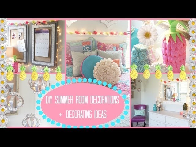 DIY: Summer Room Decorations + Ideas for Decorating!!