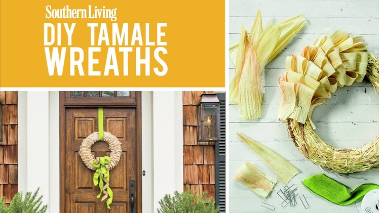 DIY Tamale Wreath | Fall Decoration