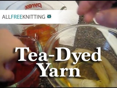 DIY Tea-Dyed Yarn