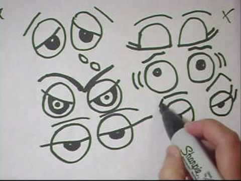 Drawing Eyes Tutorial Part 3- To replace googly eyes on crafts - EP