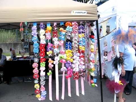 Fall Fiesta Downtown Orlando Florida Boutique Hair Bows Holders Jewelry Craft Fair