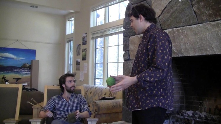 Fireside Knitting Mockumentary