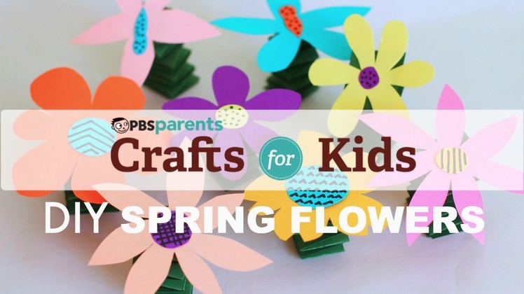 Fun and Spring-y Flowers | Crafts for Kids | PBS Parents