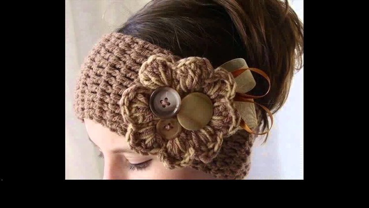 Girls crochet headbands