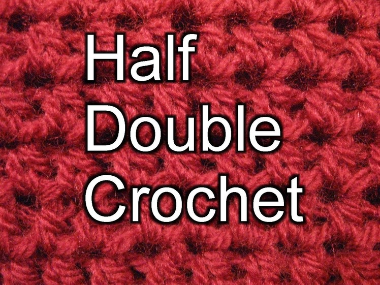 Half Double Crochet - Slow Motion