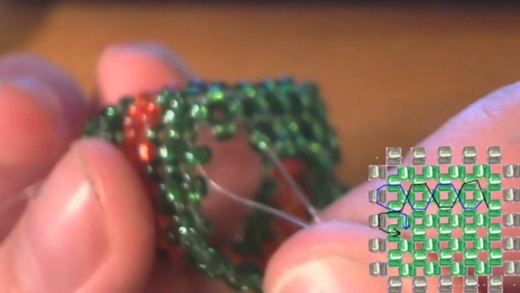 How To : 3-D Christmas Beaded Box Part 3
