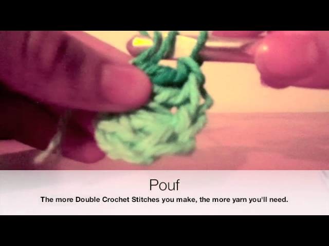 How to Crochet a Pouf.Loofah
