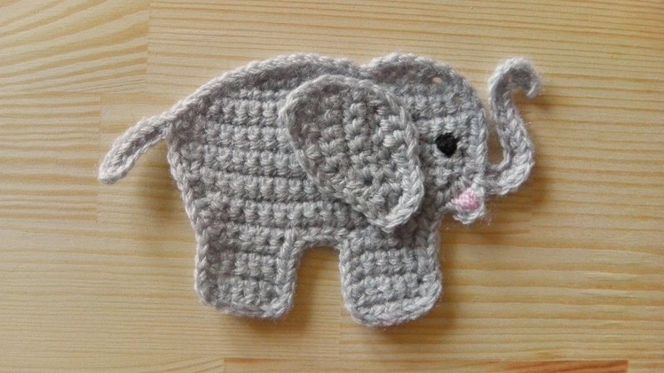 How to crochet an elephant for left handed