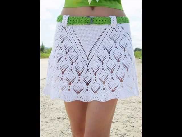 How to crochet summer beach skirt free pattern