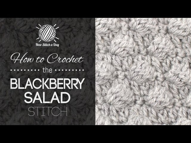 How to Crochet the Blackberry Salad