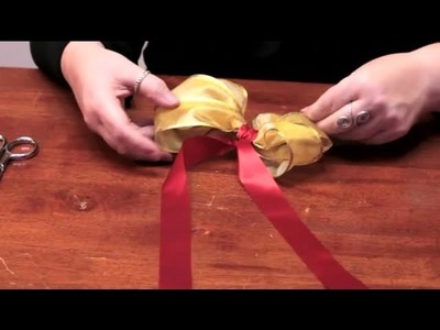 How to Cut the Ribbon End for a Pew Bow : DIY Crafts
