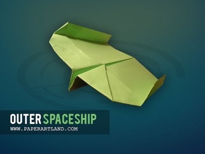 How to make a paper plane that FLIES BACK| Outer Spaceship (Tri Dang)