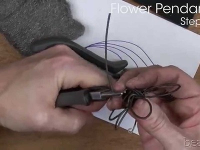 How to make a steel wire and gemstone necklace