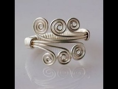 How to Make an Amazing Wire Wrapped Ring - DIY Jewelry Wire Wrap Tutorials .