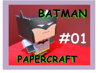 How to Make an BATMAN Papercraft-Cardboard (free template)
