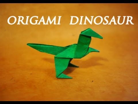 How to make an Easy Origami Dinosaur