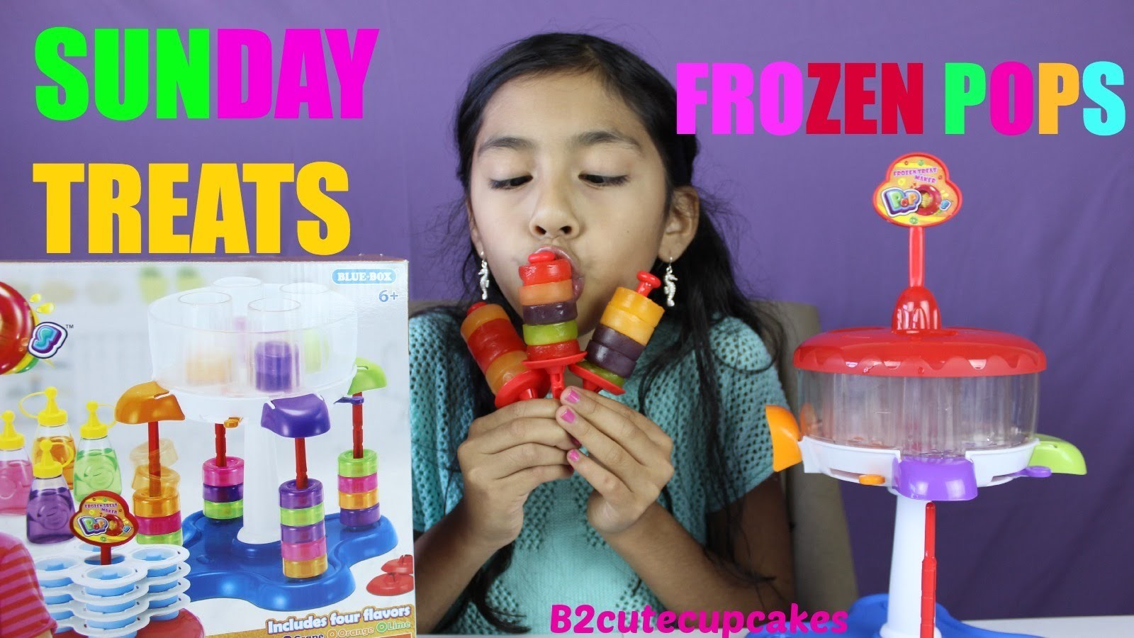 How To Make Colorful Frozen Pops Frozen Treat Maker Sunday Treats