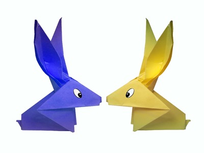 How to make Origami Rabbit ( very easy ) : DIY Crafts