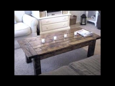 How To Use DIY Coffee Table Plans