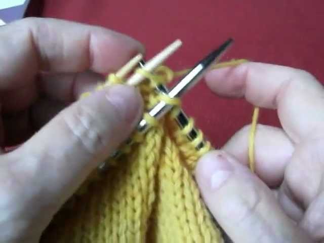 Knitting Techniques:  Pleating