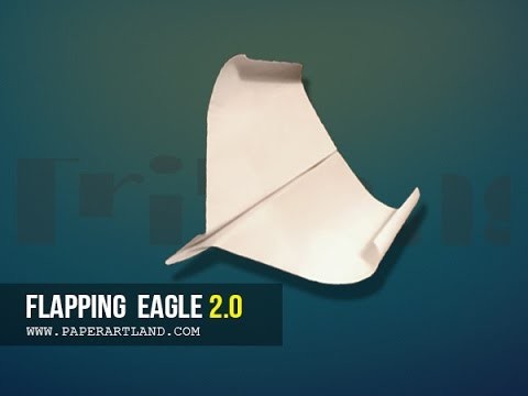 Let's make a paper plane that FLAPS & FLIES | Flapping Eagle ( Tri Dang )