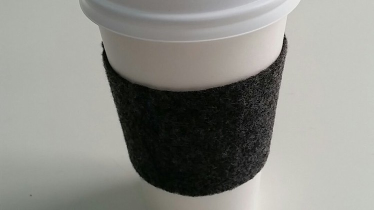 Make a Reusable Felt Coffee Cup Sleeve - DIY Home - Guidecentral