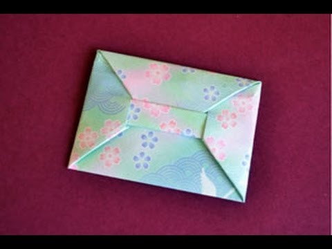 Origami Envelope Instructions: www.Origami-Fun.com