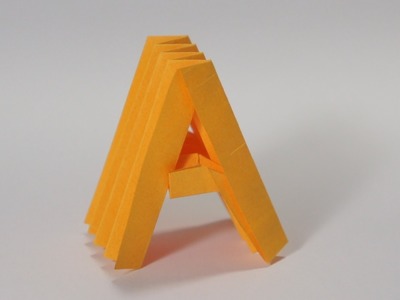 Origami Letter 'A'