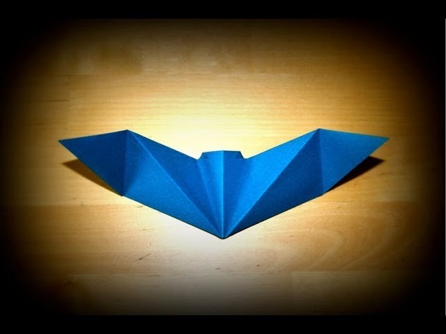 Origami tutorial for Halloween - Halloween Bat by Nick Robinson