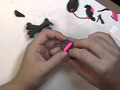 (pt 2) How to make a Skull & Crossbones Cane From Polymer Clay