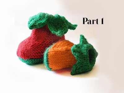 PUMPKIN BOOTIES PART 1- How to create the sole of these gorgeous baby booties