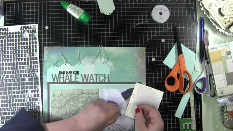 Scrapbook Process, Bar Harbor Whale Watch