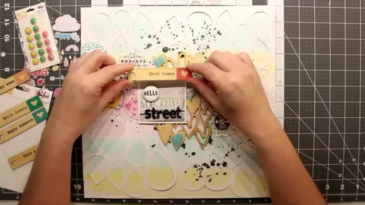 Scrapbook Process Video: A Flair for Buttons - Hello Magazine Street