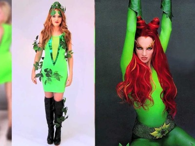 Sexy Halloween Poison Ivy inspired Costume DIY
