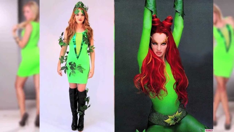 Sexy Halloween Poison Ivy inspired Costume DIY