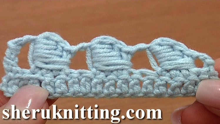 The Bullion Block Crochet Stitch Tutorial 40 Part 5 of 7 Made Around Three Different Posts