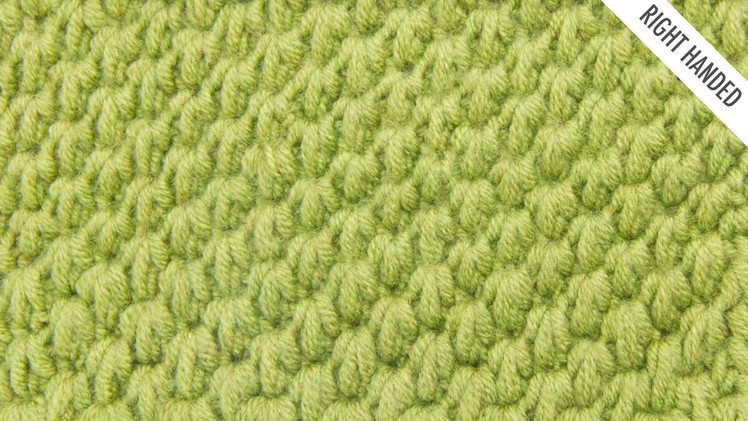 The Tunisian Ocean Stitch:: Tunisian Crochet Stitch #12 :: Right Handed
