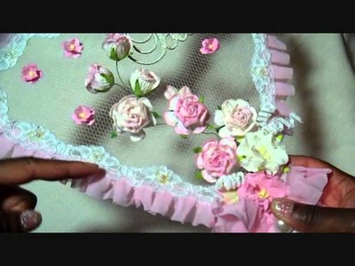 Wild Orchid Crafts - Floating Floral Heart Wall Hanging
