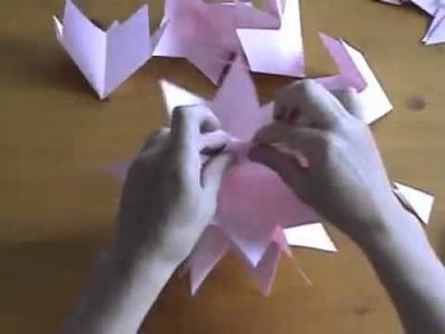 3d Magic Paper Rose Star Kusudama Not Origami E from www khaled label blogspot com