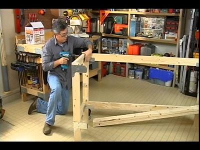 Building a  work bench for your garage or craft room.