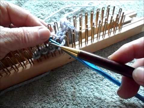 Chain stitched or crocheted bind off regular gauge slim kiss loom