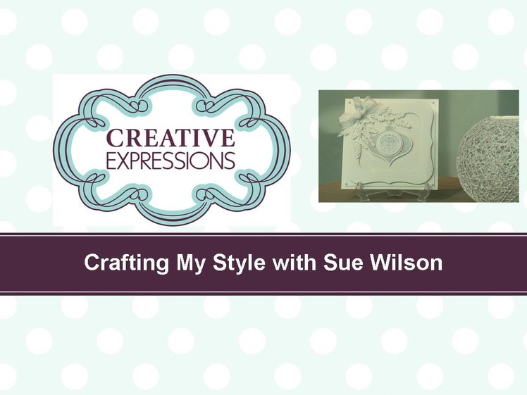 Craft Dies by Sue Wilson -- Tutorial Video; Mother of Pearl Frosted Ornament